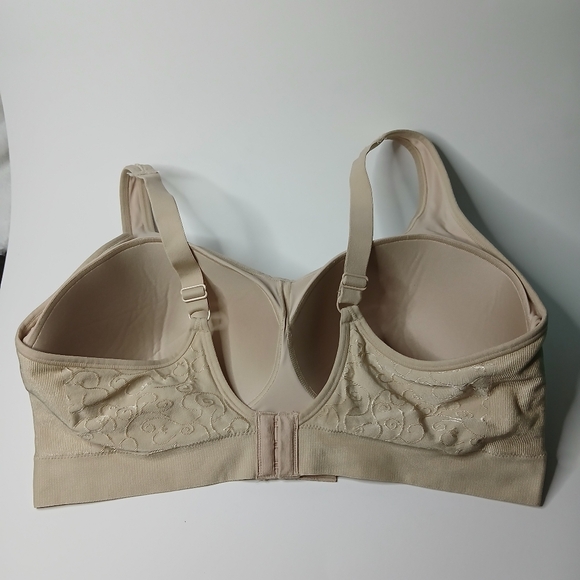 Bali Soft Beige Floral Lace Bra - Picture 4 of 9